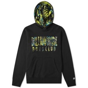 BILLIONAIRE BOYS CLUB OVERDYED FISH CAMO POPOVER HOODY